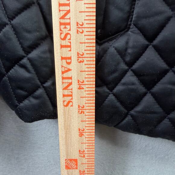 Jones New York Women’s Black Quilted Winter Jacket Size M - Picture 11 of 11